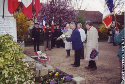 Cérémonie du 19 mars en 1997 Maurice Millot président